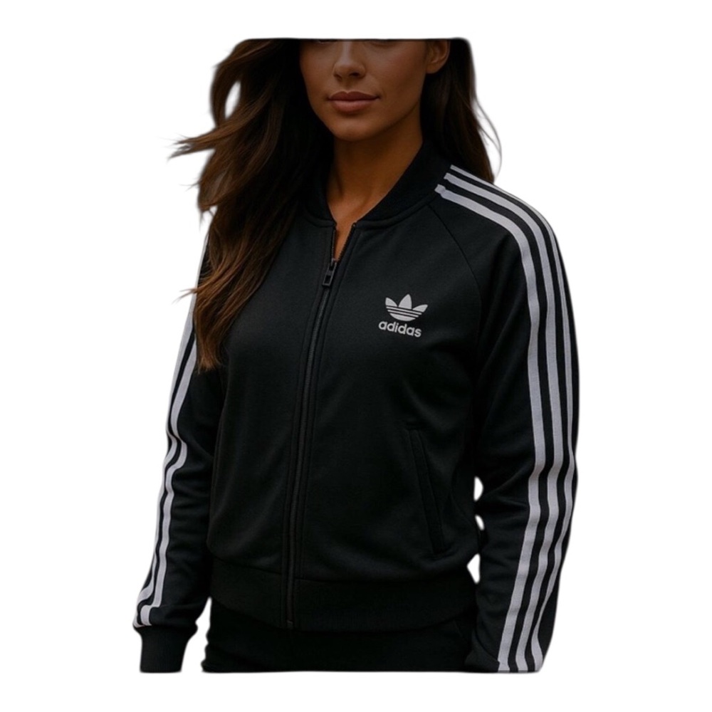 Adidas Classic three stripe track jacket size XS